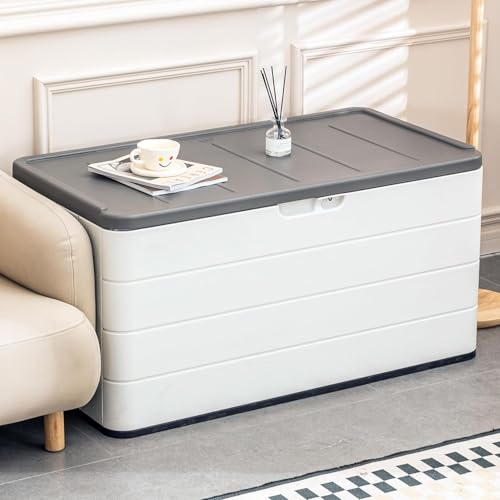 110 Gallon Pro Resin Deck Box (White / 110 Gallon)