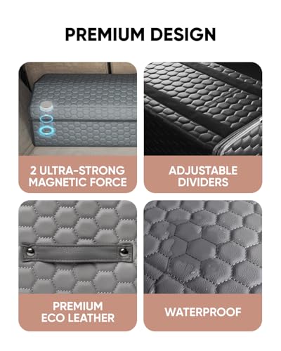 Trunk Organizer for SUV (Gray 17+21)