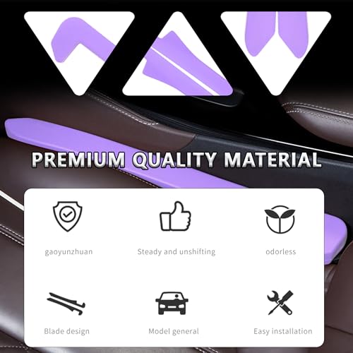 Car Seat Gap Filler 2 Pack (Purple/2pcs)