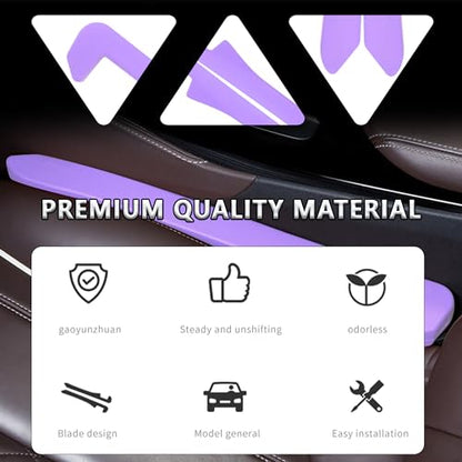 Car Seat Gap Filler 2 Pack (Purple/2pcs)