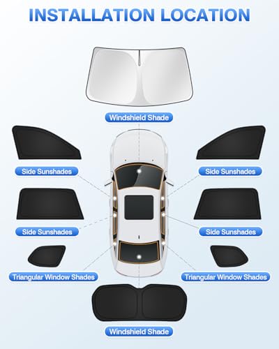 Sunshades for 2024 (Toyota Grand Highlander 2024-present)