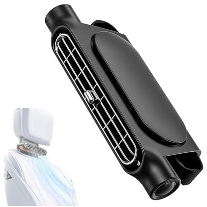 Upgrade Car Seat Cooling Fan (A-Black)