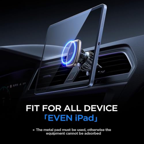 Magnetic Phone Holder for Car Phone Holder with Upgraded Clip (Gold)
