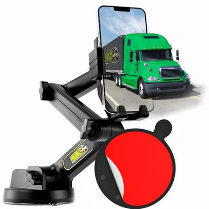 Cell Phone Mount for Truck Phone Holder for Truck Drivers (Black)