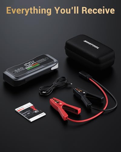 M8 6000A Car Battery Jump Starter (Gray / 6000A)