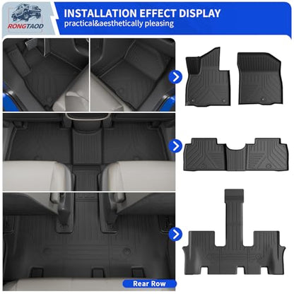 Floor Mats Set for 2026 Hyundai Palisade Gas 7 Seats Accessories