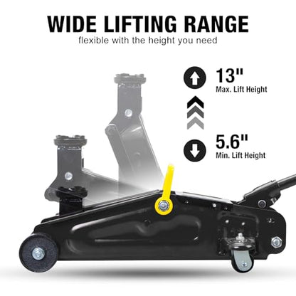 1.5 Ton Hydraulic Trolly Service (Black / Standard With Case / 1.5 Ton)