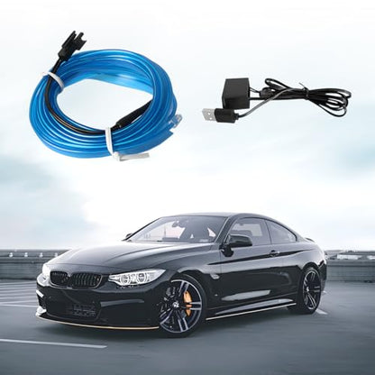 EL Wire Car LED Strip Lights (Blue / 10FT)