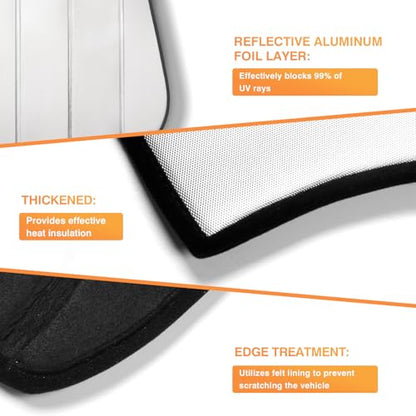 Windshield Sun Shade for Honda CRV 2023 (FOR | Thickened HONDA CRV 2023-2026)