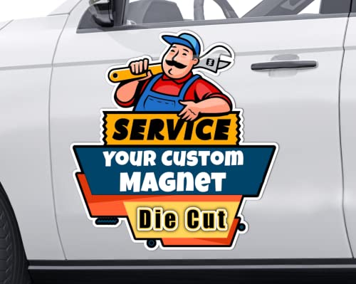 Die Cut Custom Car Magnet Sign