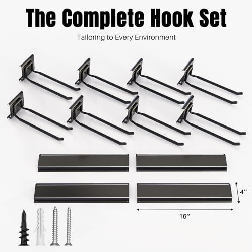 Garage Garden Tool Organizer Wall Mount (64 Inches - 4PC)