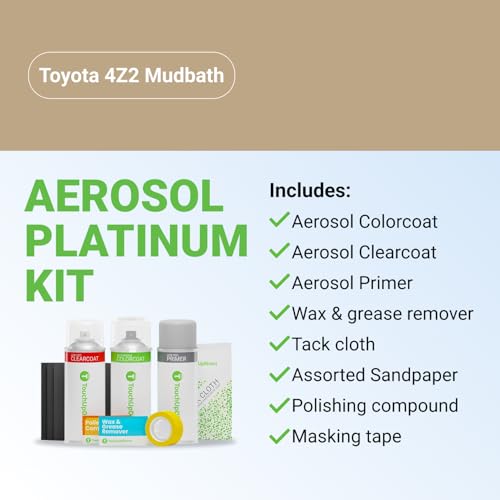 Car Paint Touch Up Spray Kit (Aerosol Spray - Platinum Kit / Mudbath)