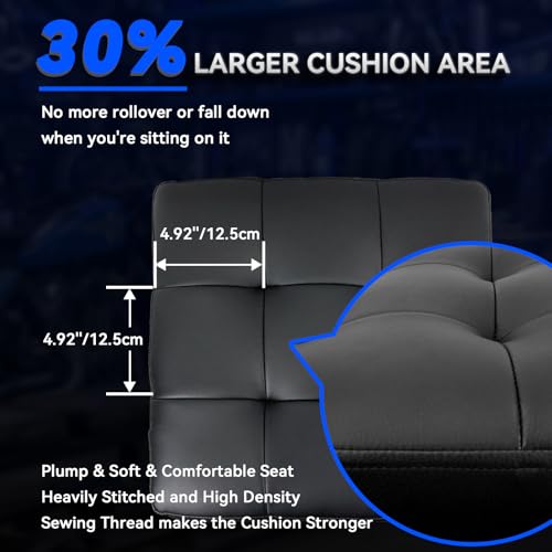 Rolling Creeper Garage Shop Seat for Men (Black)