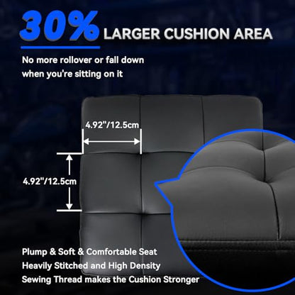 Rolling Creeper Garage Shop Seat for Men (Black)