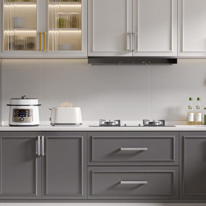 10 Pack 3-3/4 Inch Brushed Nickel Cabinet Pulls Kitchen Handles (Brushed Nickel / 3-3/4 Inch Hole Centers)