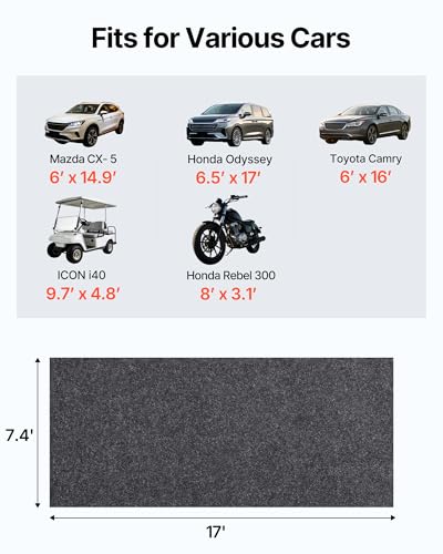 Car Garage Mat (7.4' x 17')