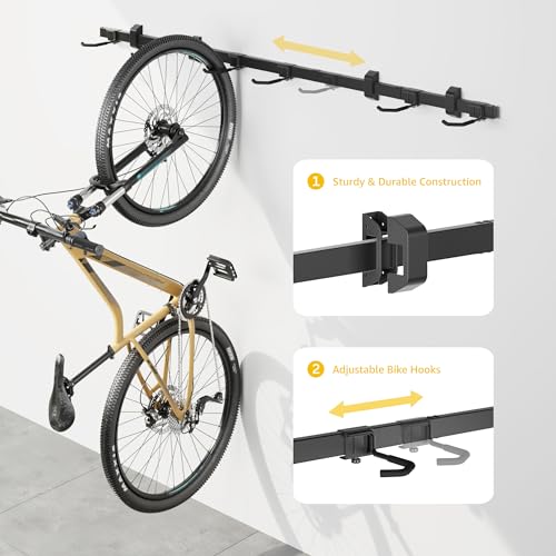 Enhanced Garage Bike Rack (6 Bike Racks)