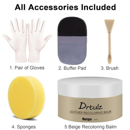 Leather Recoloring Balm (Beige)