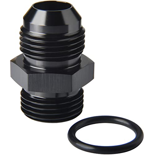 12AN Male Flare to 12AN ORB O (12AN to 12AN ORB / Black - 1PC)