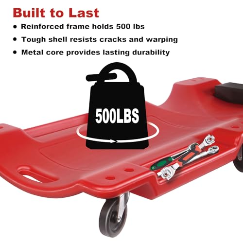 Mechanic Creeper 40 Inch (Red)