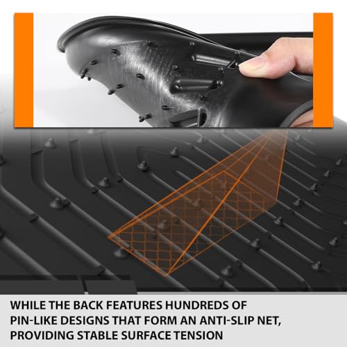 TPE Floor Mats Fit 2021 (2021-2025|Fit Chevy Tahoe & GMC Yukon|3PCS)