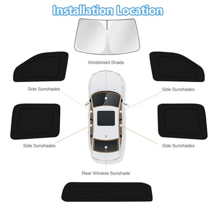 Car Window Shades for Ford Maverick Lariat 2022 (FOR | Maverick 2022-2025 (6pcs))