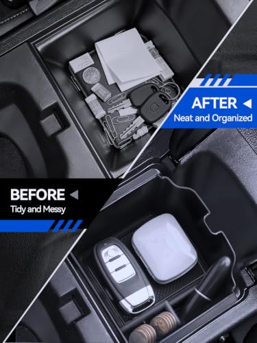 for Integra Center Console Organizer 2023 2024 2025 2026 Acura Integra Accessories Armrest Tray Middle Storage Box Insert Container Durable ABS Plastic (for 2023-2026 Acura Integra)