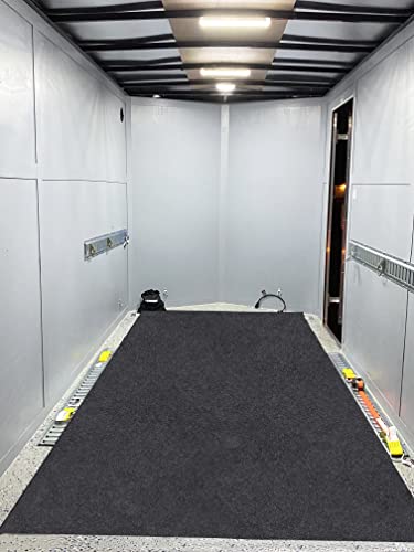 Large Rubber Floor Mat for Car Washable Garage Mats for Floor Absorb Liquids Oil Drip Pan for Under Car Protects Floor from Spills