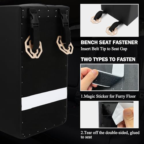 Upgrade Center Console Organizer with Cup Holder& Phone Holder