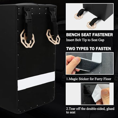 Upgrade Center Console Organizer with Cup Holder& Phone Holder