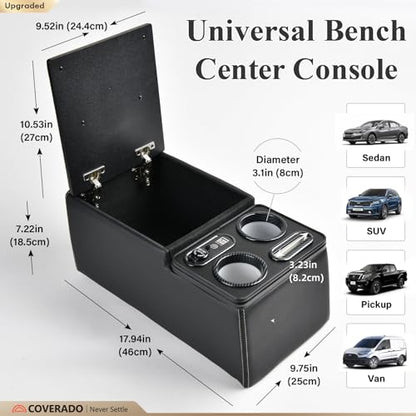 Car Center Console (Black / Update)