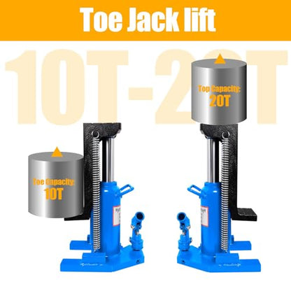 Hydraulic Toe Jack Lift (Blue - 20 Ton)