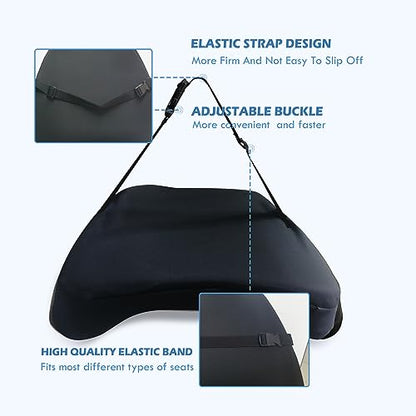 Super Cozy Lumbar Support Pillow for Car (Backsaver-two)