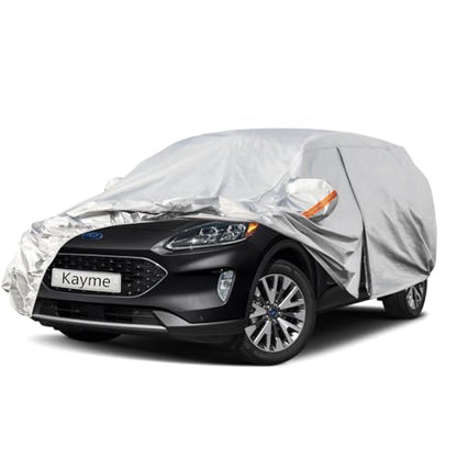 6 Layers Waterproof SUV Car Cover for Ford Escape 2000 (LM-Silver / 26. Custom Fit Ford Escape)