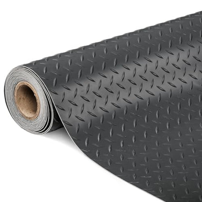 7.5 x 20 FT Garage Floor Mat (7.5'x20' / Black)
