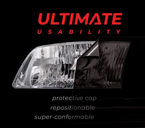 Ultimate Headlight Taillight Tint Vinyl Wrap (16" x 10ft / Dark Smoke)
