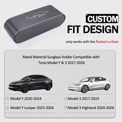 Sunglass Holder Compatible with Tesla Model 3