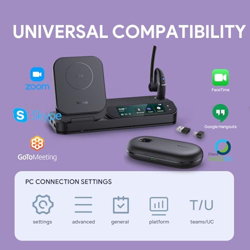 BH71 Workstation Pro Bluetooth Headset for Office Phone (Black / BH71 Workstation Pro)