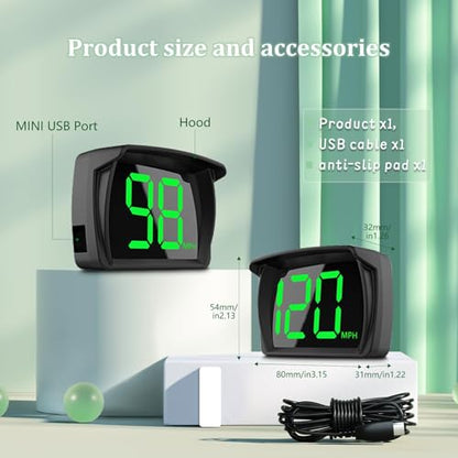 GPS Speedometer Digital Speedometer Cars Heads Up Display Y03 with Speed (Y03)