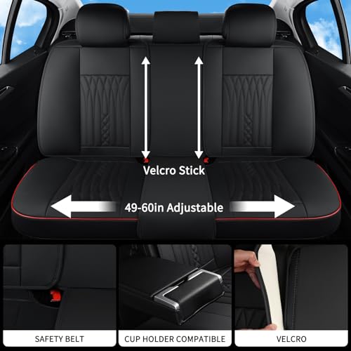 Car Seat Covers Full Set (Light-Black / Full Set)
