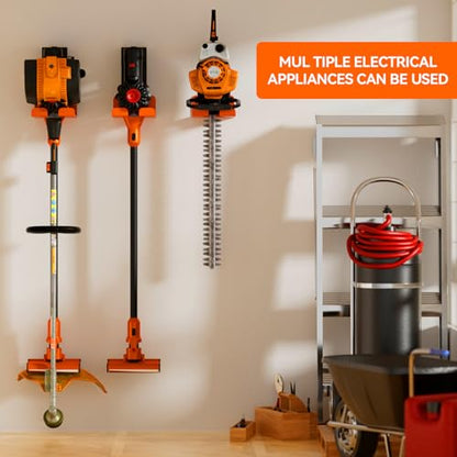 Garage Organizer Trimmer Rack (Orange 3 Packs)