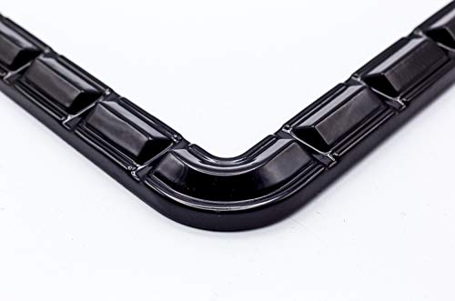 3D Brilliance Black License Plate Frames (Chain Patterned With Brilliance Black)