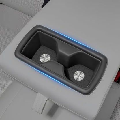 Rear Row Seat Cup Holder Insert for Toyota RAV4 2026 Car Drink Holders (for Toyota RAV4 Rear Row Seat Black)