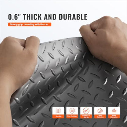 Garage Floor Mat (Grey / 19 x 4.9 FT)