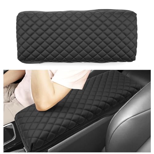 for 2025 Toyota Camry Armrest Cover for Toyota Camry 2025 Accessories 2025 Camry Center Console Cover 2024 Camry Middle Console Cover (25 Camry Armrest Pad(Rhombus Style))