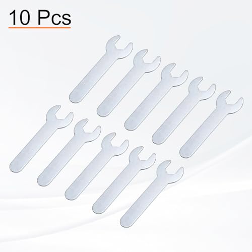 10pcs Small Wrench 10x70x1.5mm Metric U (10x70x1.5mm)