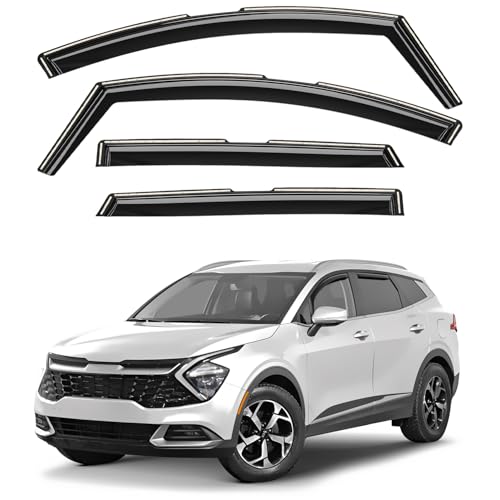Window Deflectors Smoke Tinted In (For Sportage 23-26)
