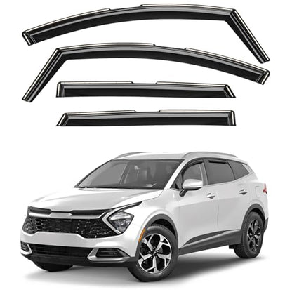 Window Deflectors Smoke Tinted In (For Sportage 23-26)