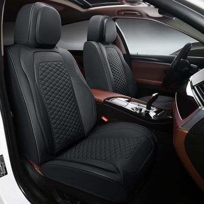 Car Seat Covers Full Set (2 Pack / Black)
