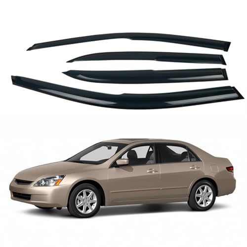 4PCS Rain Guards Window Visors Fit for 2003 (For Honda Accord 2003-2007)